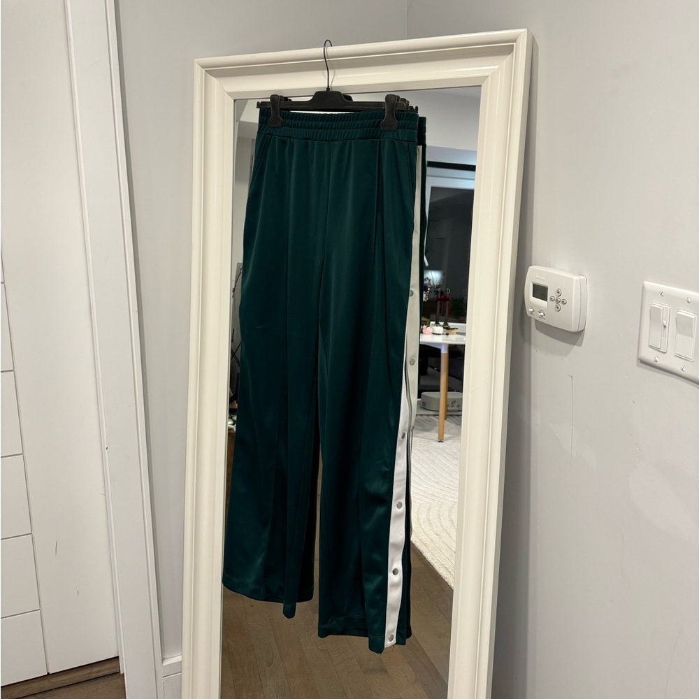 H&M Women's Side Split Button Wide Trousers